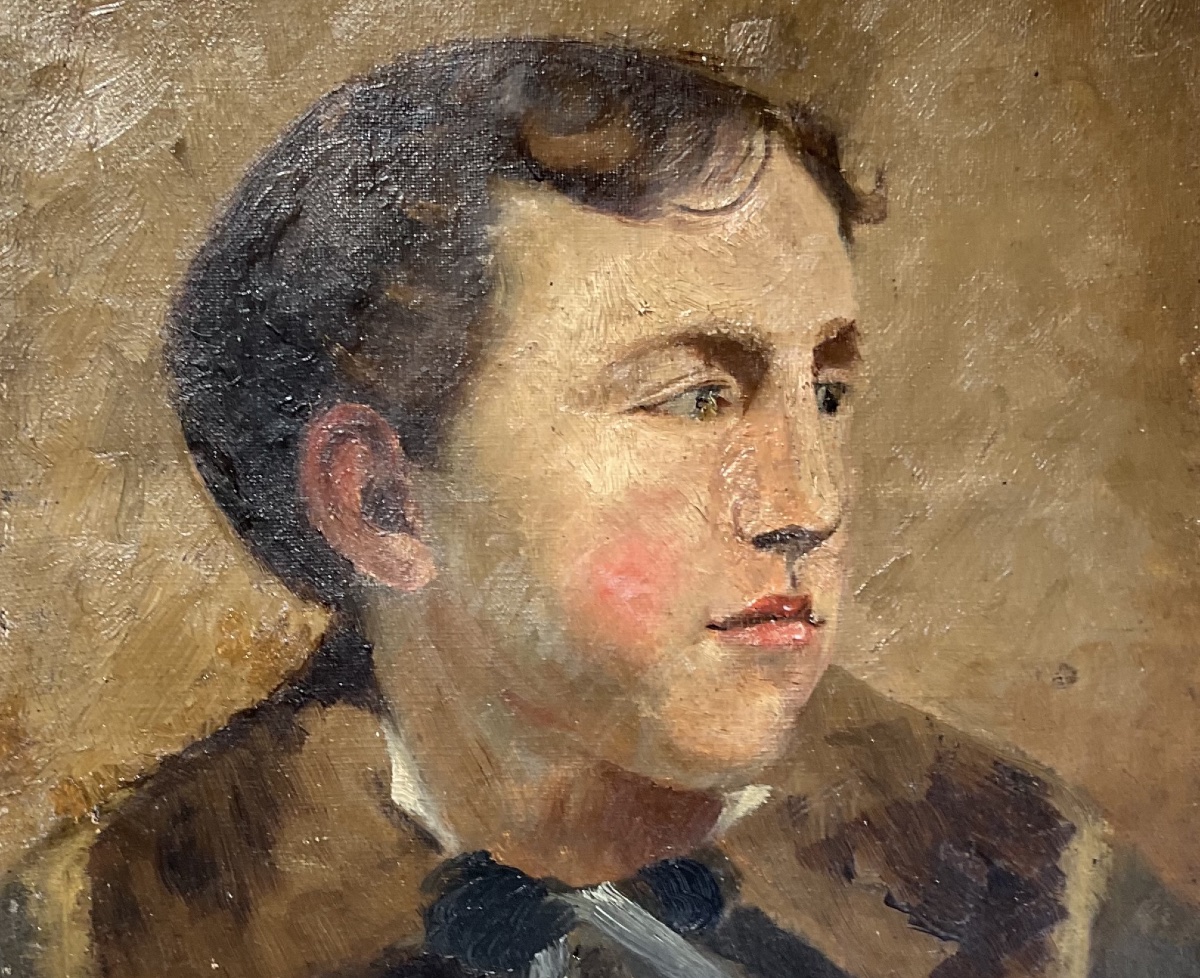 Oil Portrait On Canvas 