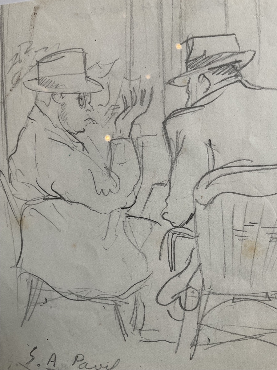 Dessin à la Coupole en terrasse par PAVIL-photo-2