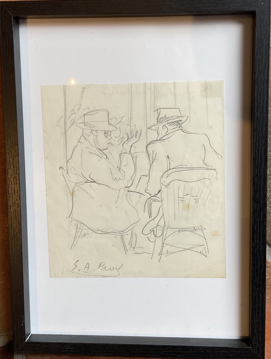 Dessin à la Coupole en terrasse par PAVIL-photo-3