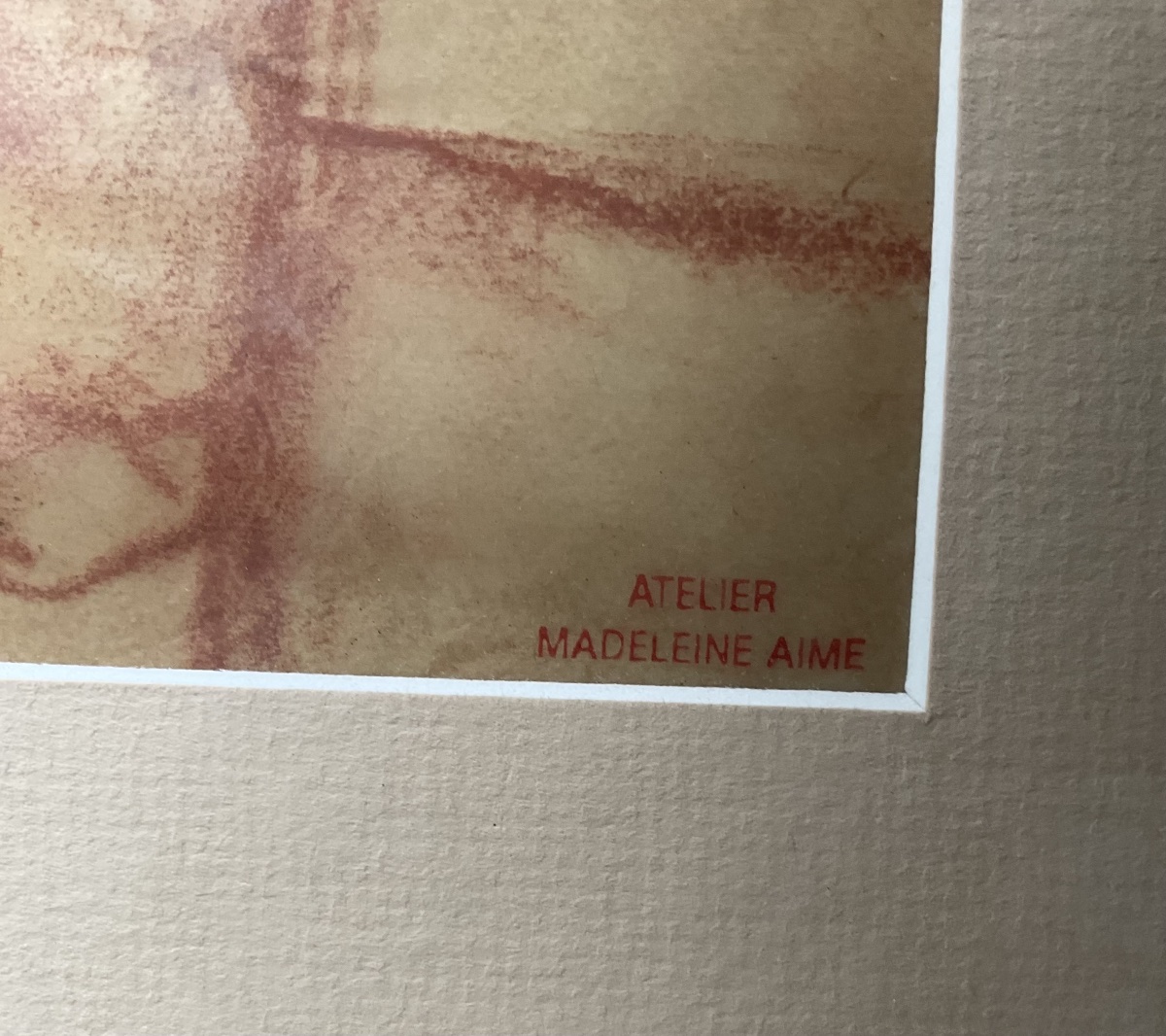 Madeleine Aime, An Elegant Painter At Her Easel-photo-2