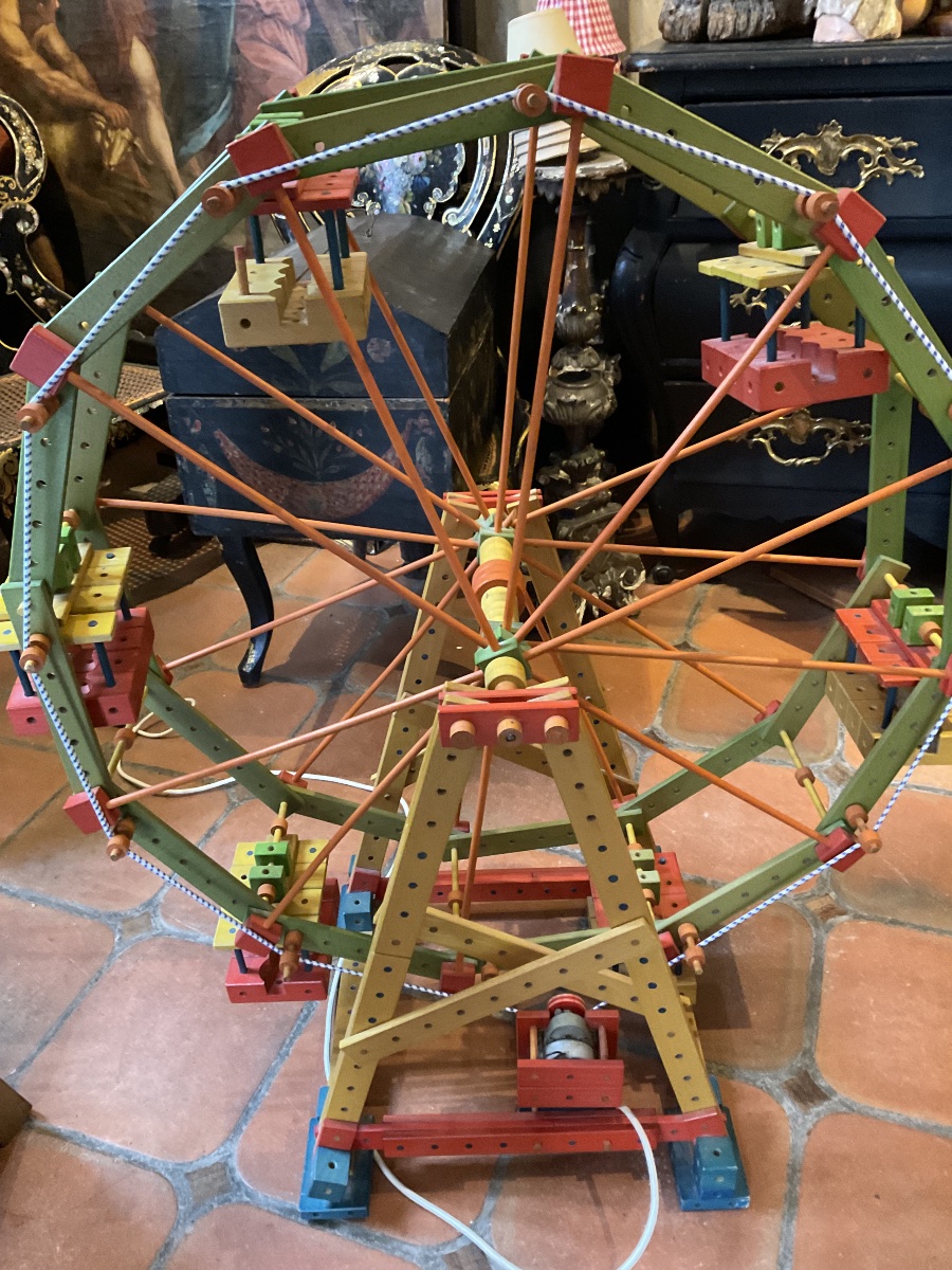 Grande roue jouet 1950 Haut 88cm-photo-2