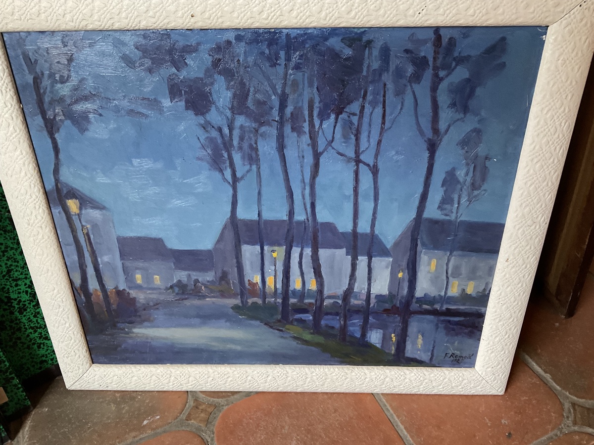 Midnight Blue Wood Panel, 1927-photo-4