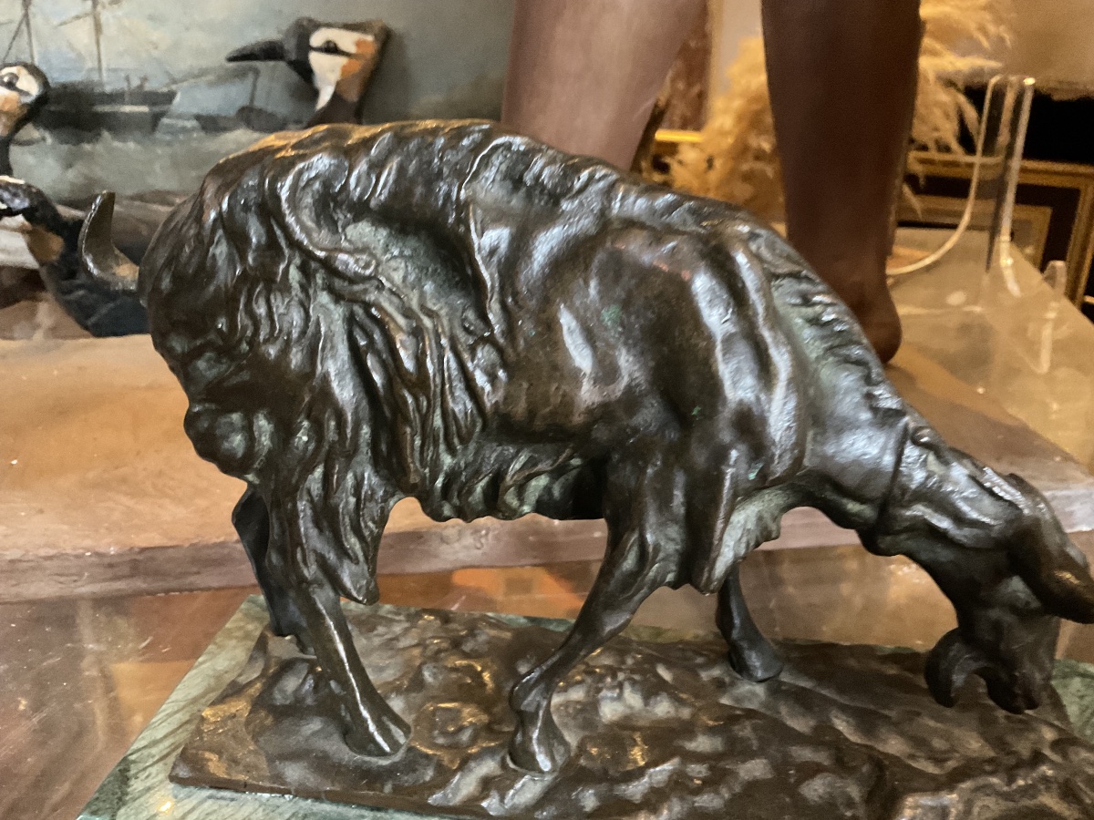 Chèvre bronze par PJ Mene-photo-1