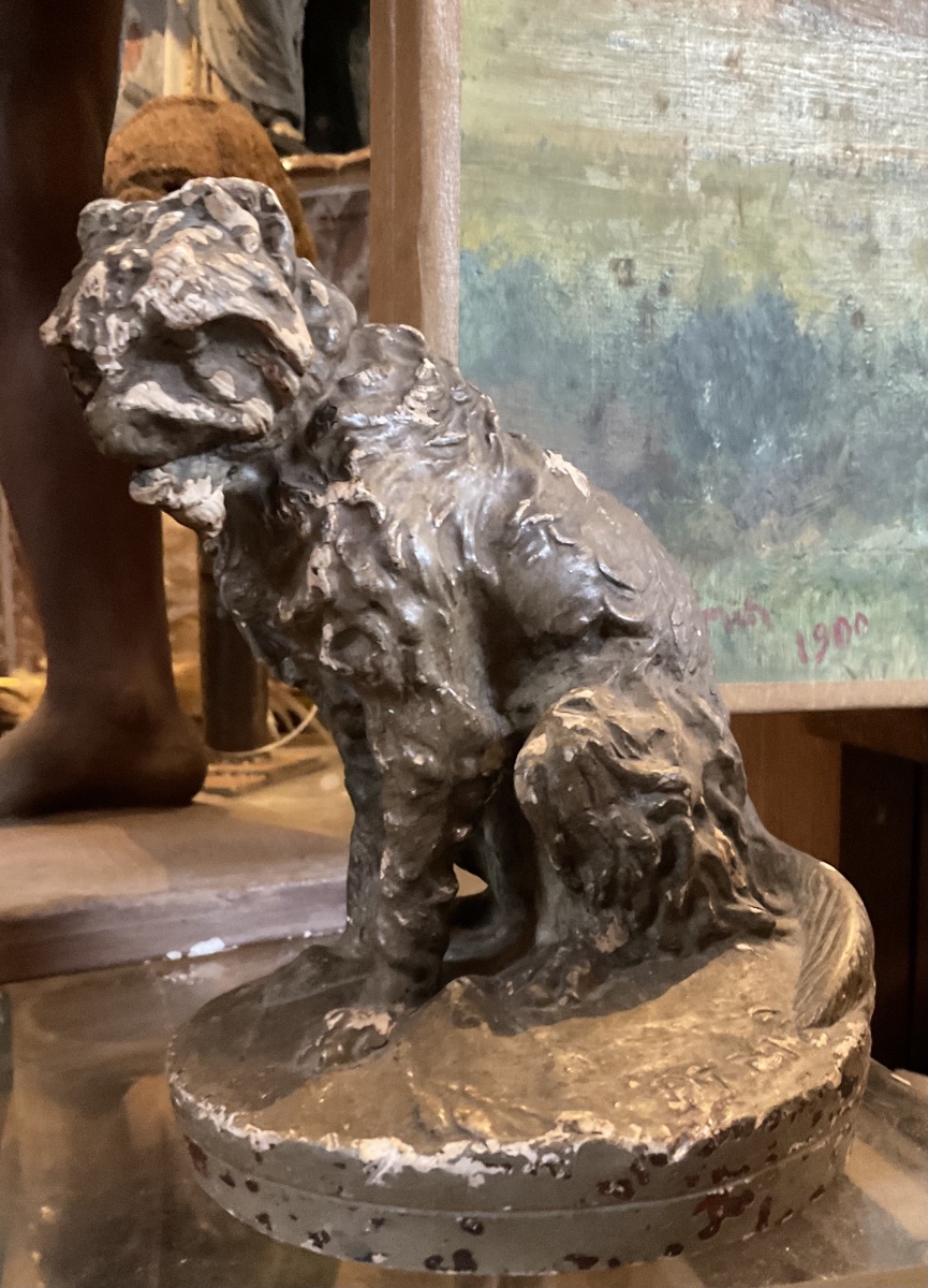 Antique Plaster Griffin By P. J. Mene-photo-4