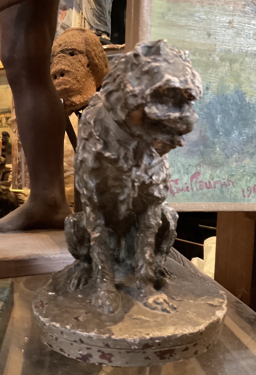 Antique Plaster Griffin By P. J. Mene