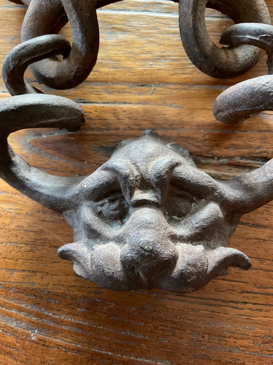Amazing Door Knocker Project With Satyr And Mask Venetian Style Knocker-photo-2