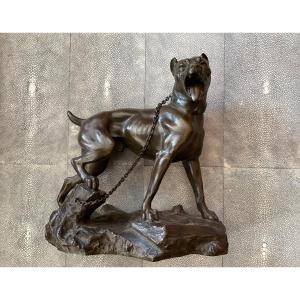 Chain Dog By Lalouette In Bronze