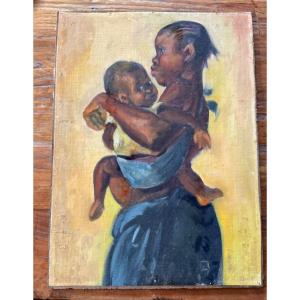 Mère Et Enfant Congo Belge