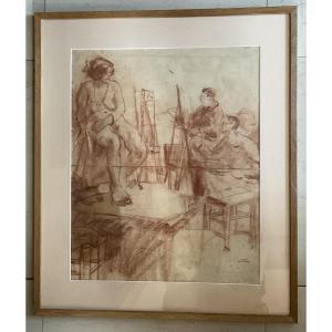 Atelier Madeleine Aime Painting Workshop 
