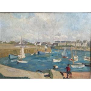 Brittany Oil On Hardboard By Grassoreille
