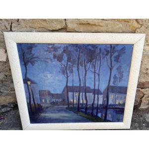 Oil On Panel Signed And Dated