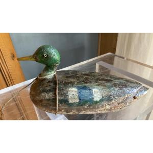 Canard Italie bois et palmier appelant