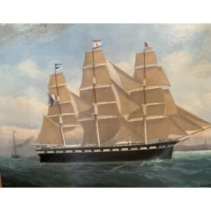 Portrait de bateau par Louis Gamain 