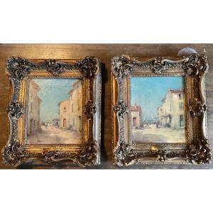 Deux toiles par Malfroy les Martigues 