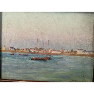 Port Of Brittany By Albert Pallander
