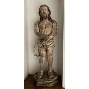 Christ aux  liensXVIIe allemand