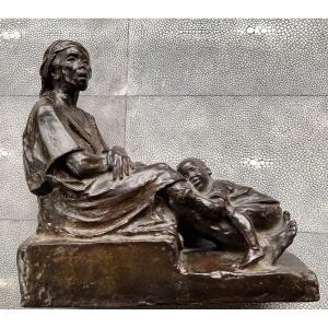 Orientalist Bronze By Alfredo Pina