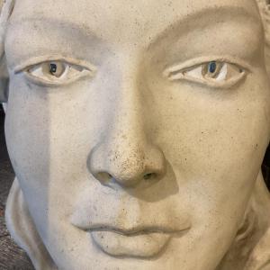 Woman's Mask 1930 Reconstituted Stone Exterior Facade