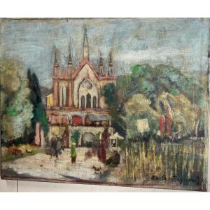 Toile des environs de Nice par Carlos Raymond