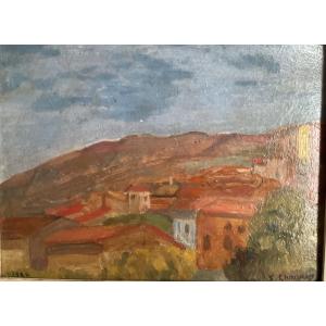 Carton  Poujol les Cévennes en Lozere1946