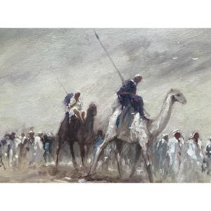 Fantasia huile sur panneau À Perez