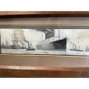 Departure Of The African Boats 