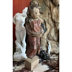 17th Century Wooden Statue