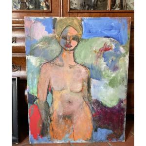 Grisoli Struve Coloured Nude Canvas 1917 1987