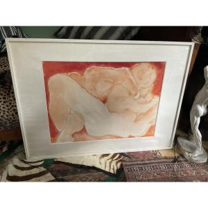 Grand nu rose par E. Pignon 74