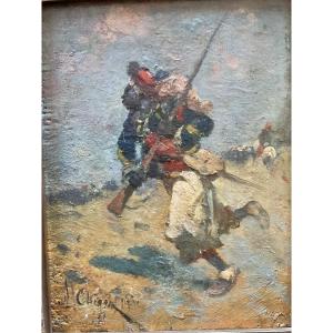 Zouave par Alphonse Chigot h sp