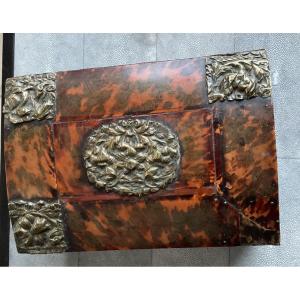 Boîte XVIIe en écaille de tortue