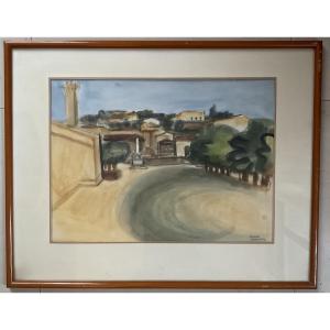 Cinq aquarelles d’Italie de Maurice Savin 