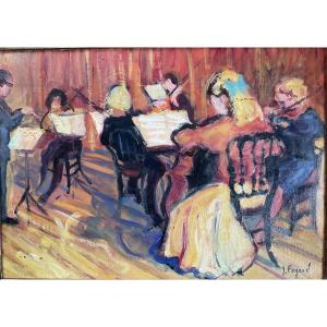 Le concert toile fauve de Gérard Fagard