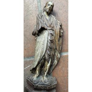 Saint Jean Baptiste XVIIIe bois peint
