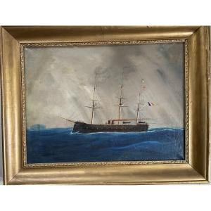 Huile sur toile de Ch Dubreuil