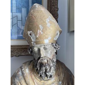 18th-century Gilded Wood, 116 Cm High