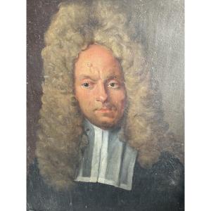 Portrait Of A Gentleman Of The Nobility Wearing An 18th-century Wig, In Its Original Condition