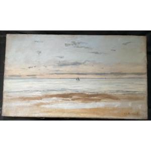 Bord de mer par Charles ROUSSEL HST
