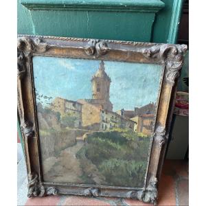  Village Street In Provence (historic) Signed 