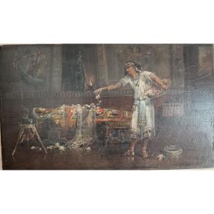 Oil On Wood Egypt