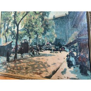 Paris place de la Madeleine par Louis Braquaval 