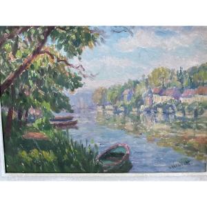 Vallée de fleuve par HAUVETTE
