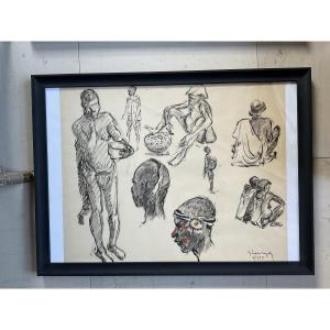 Africanist Drawing From The 1950s