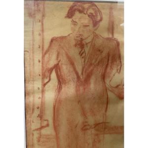 Madeleine Aime, An Elegant Painter At Her Easel