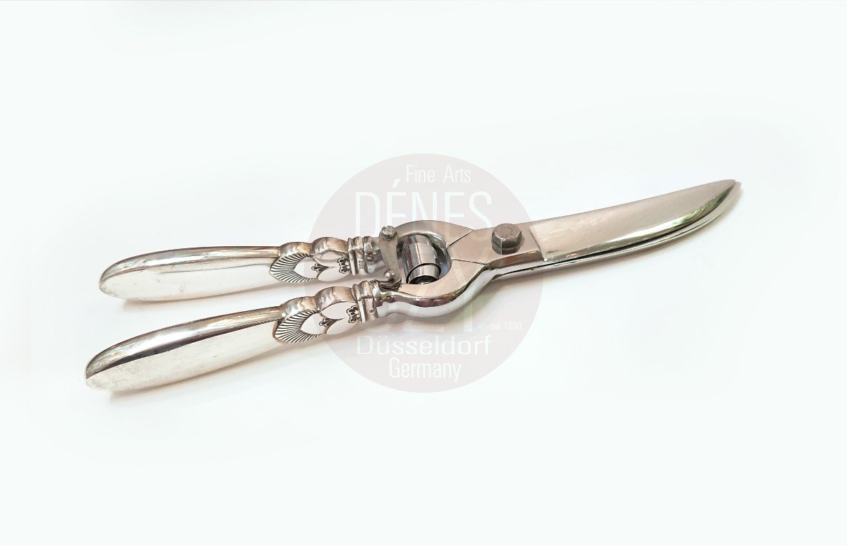 Large Poultry Scissors, Georg Jensen Silver Scissor