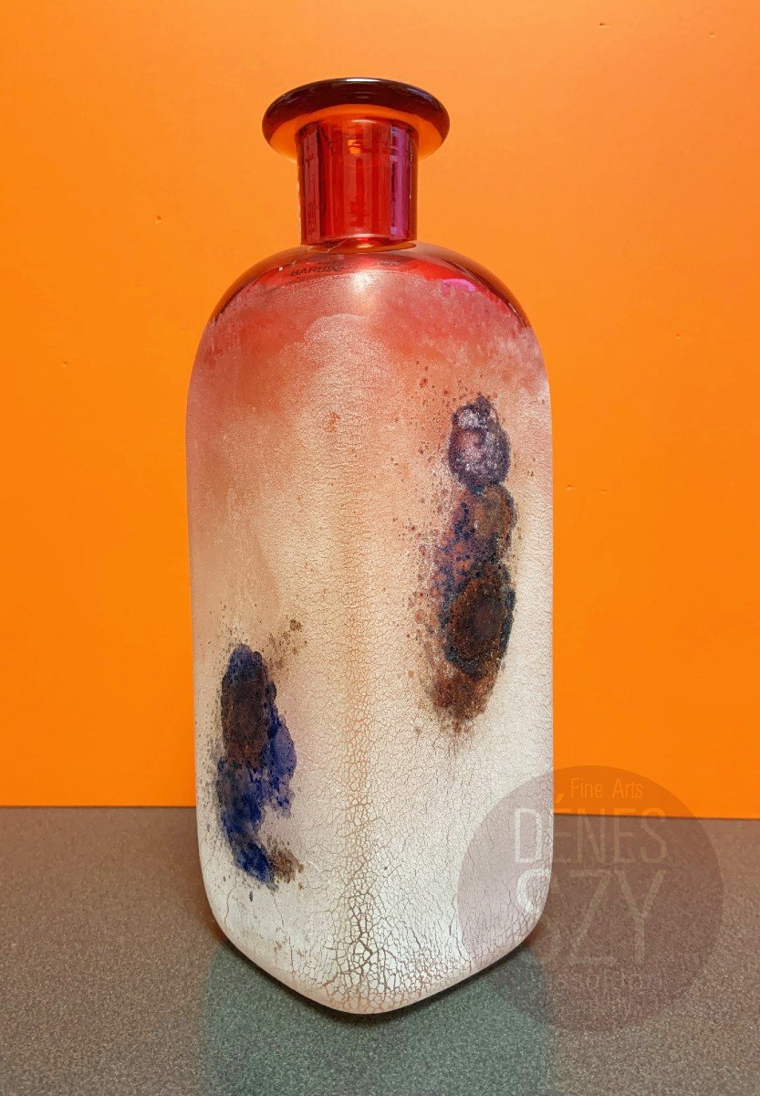 Vase En Verre De Barbini, Murano, Italie