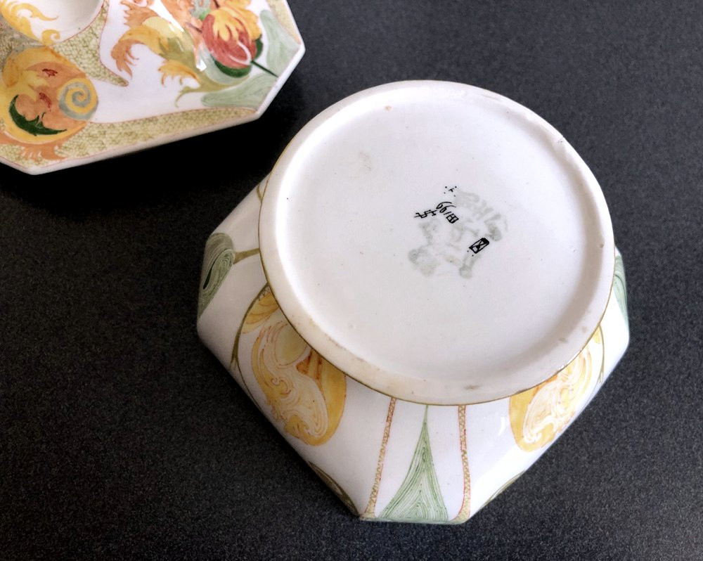 Rozenburg The Hague Eggshell Porcelain Tea Caddy Circa 1900-1907-photo-3