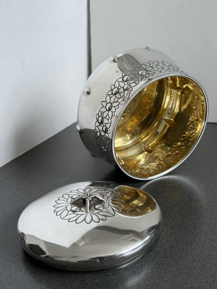 Wilkenart Nouveau Candy Box, Jugendstil, “apfelbäumchen” Pattern, Design Heinrich Vogeler, 1902-photo-2