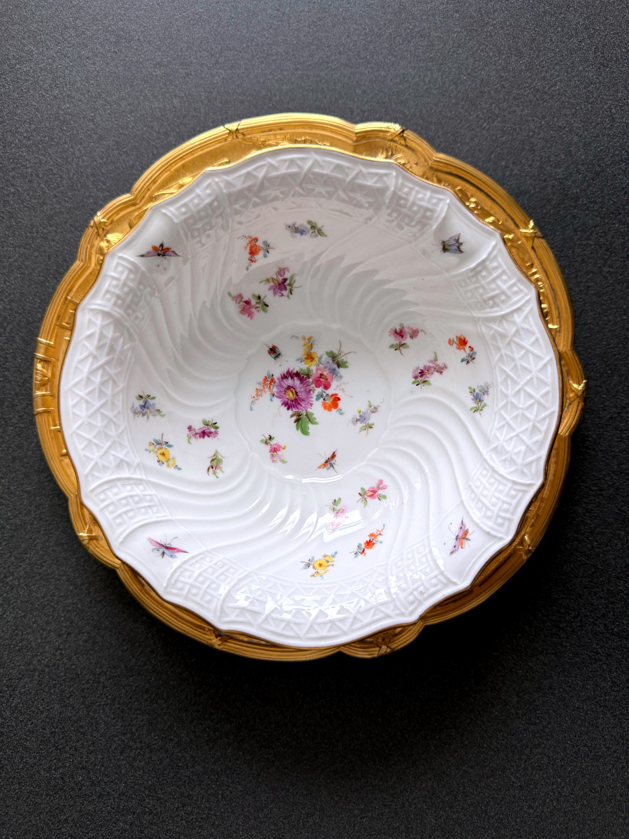 Proantic: Meissen Porcelain, “neubrandenstein”, Kaiser Wilhelm Ii, Cir