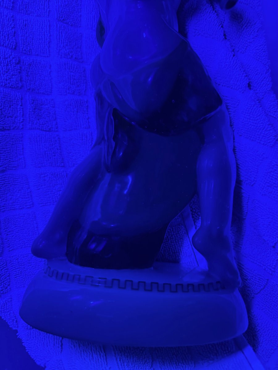 Kpm Berlin. Arab With Bagpipes From The Wedding Procession. Porcelain Figure After A 1905 Model.-photo-5